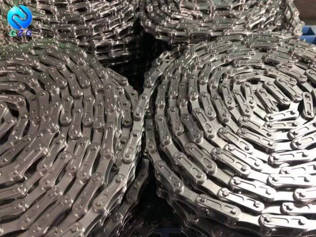 Štandardná valčeková reťaz z nehrdzavejúcej ocele s dvojitým rozstupom